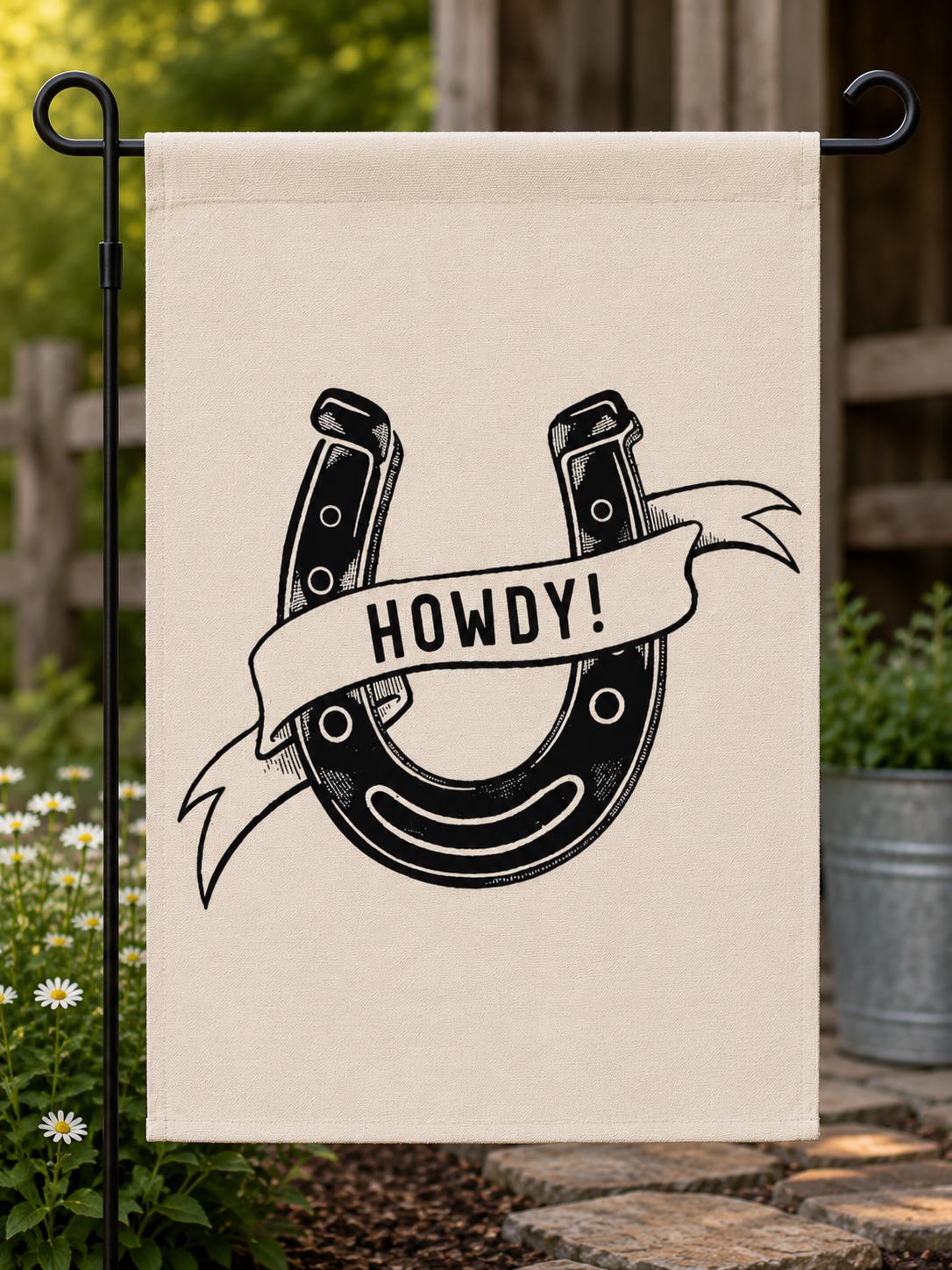 Personalized Garden Flag with Livestock Brand | Custom Ranch Logo Yard Flag | Farmhouse Outdoor Decor