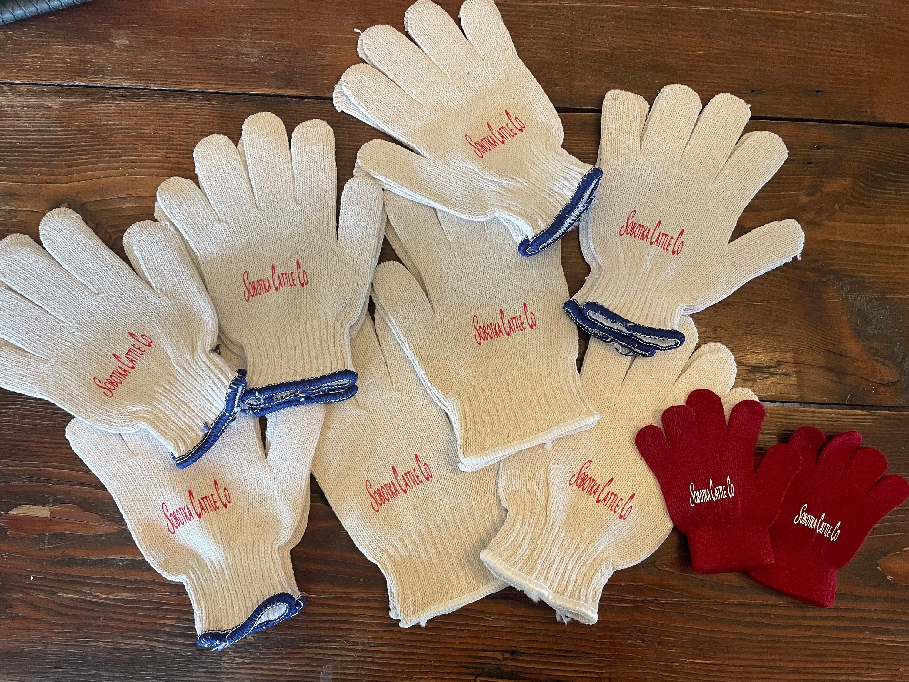 Bulk order customizable ranch gloves, farm, business, construction gloves