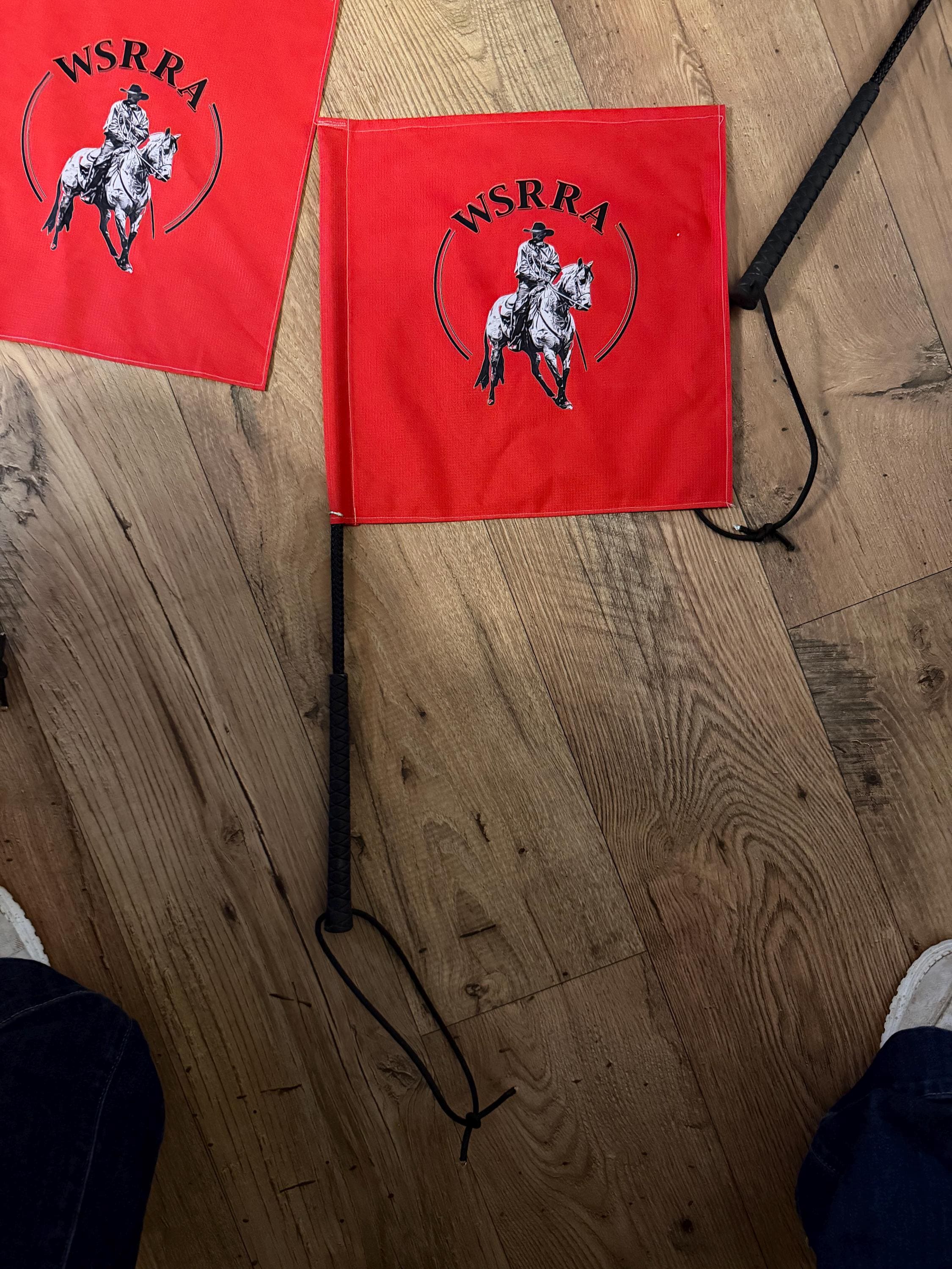 Custom Rodeo Judge Flag: Equine Show Competition (16" x 12")