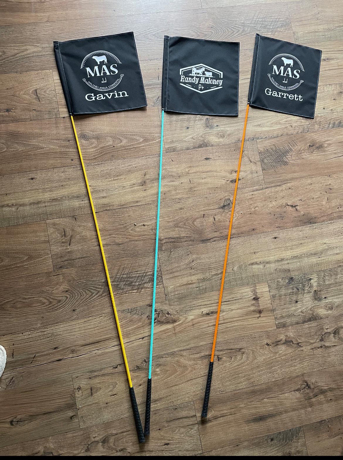 Livestock Whip Flags for Ranching & Livestock Sorting