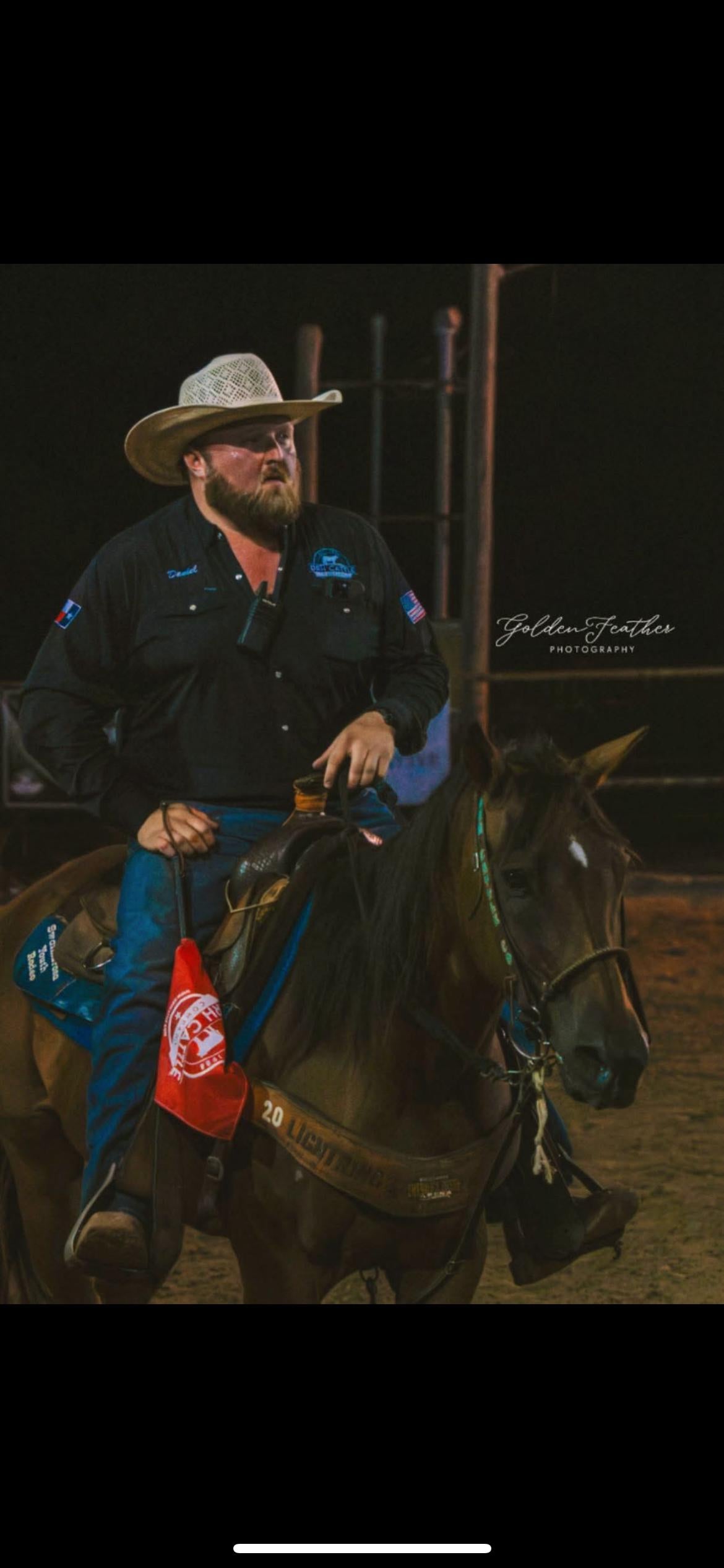 Custom Rodeo Judge Flag: Equine Show Competition (16" x 12")