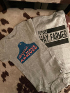 Ranch Baby Bodysuit | Farm Baby Outfit | Cowboy Baby Clothes | Personalized Baby Gift