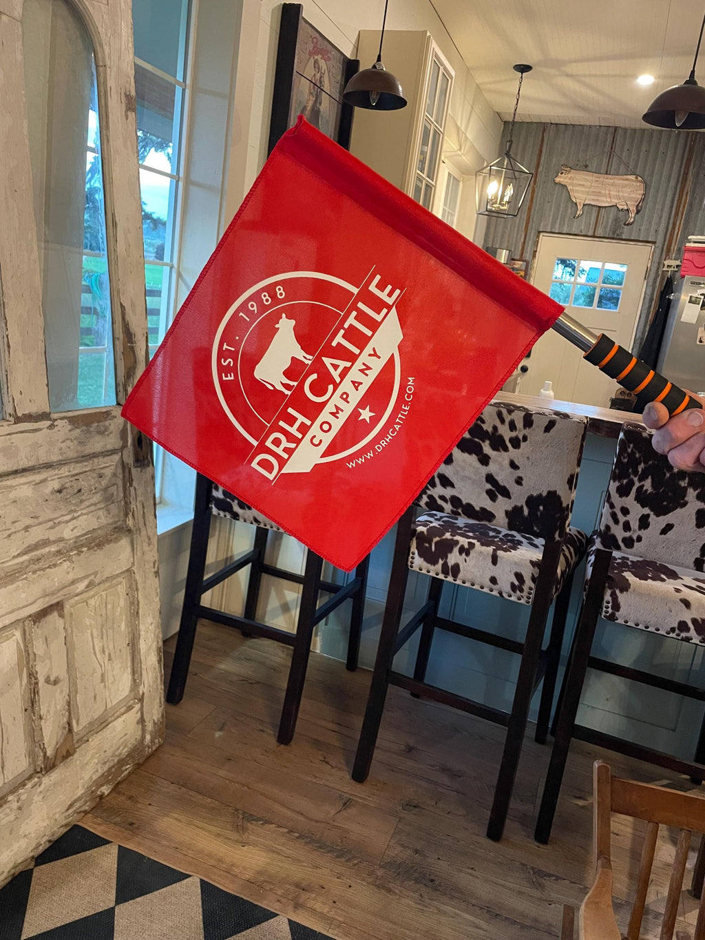 Custom Rodeo Judge Flag: Equine Show Competition (16" x 12")