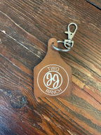 Custom Ranch Keychain/ Livestock Brand Keychain/ Ranch Logo Key Ring/ Farm Logo Gift/ Cattle Brand Keycahin