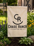 Personalized Garden Flag with Livestock Brand | Custom Ranch Logo Yard Flag | Farmhouse Outdoor Decor