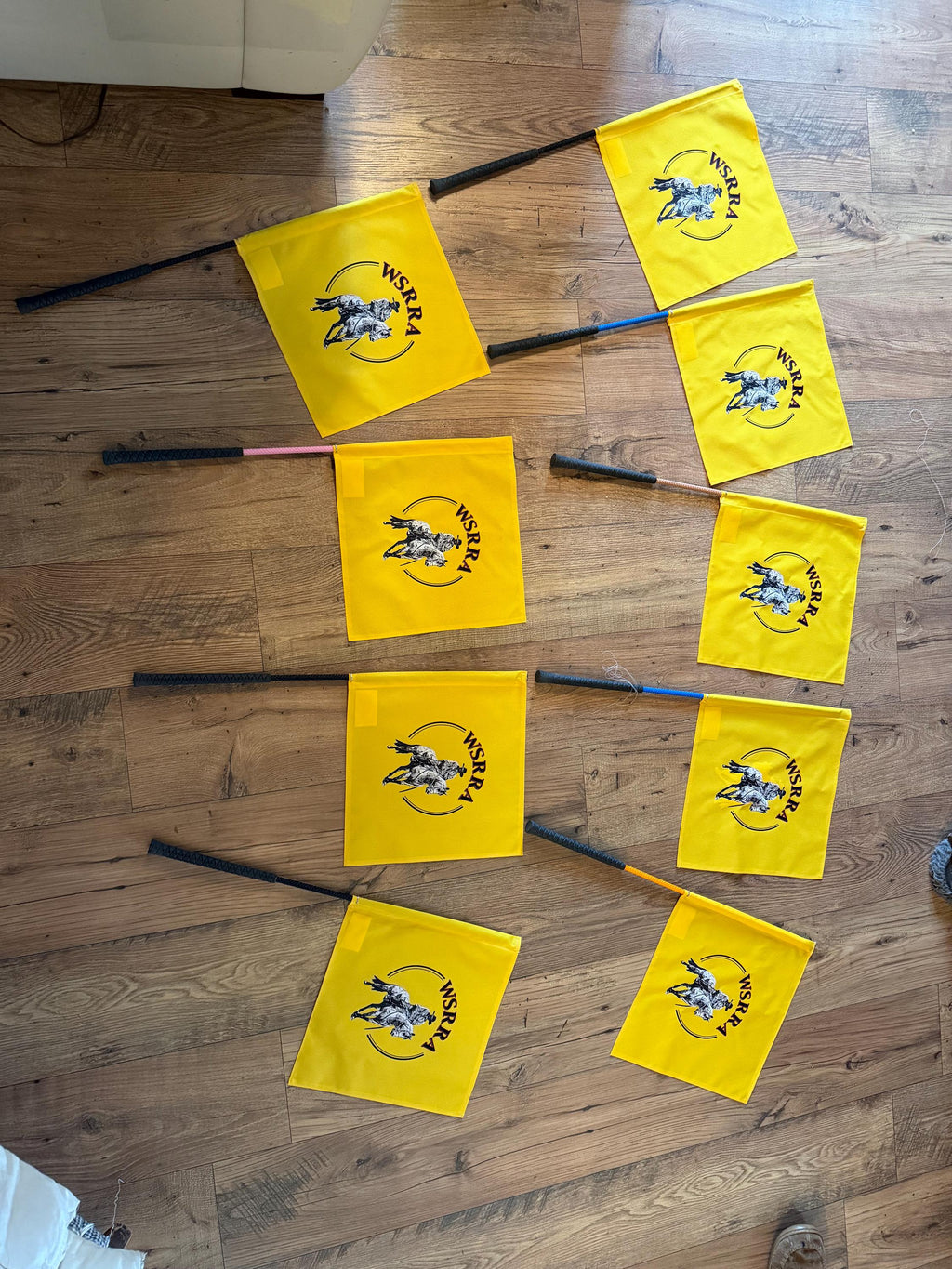 Custom Rodeo Judge Flag: Equine Show Competition (16" x 12")