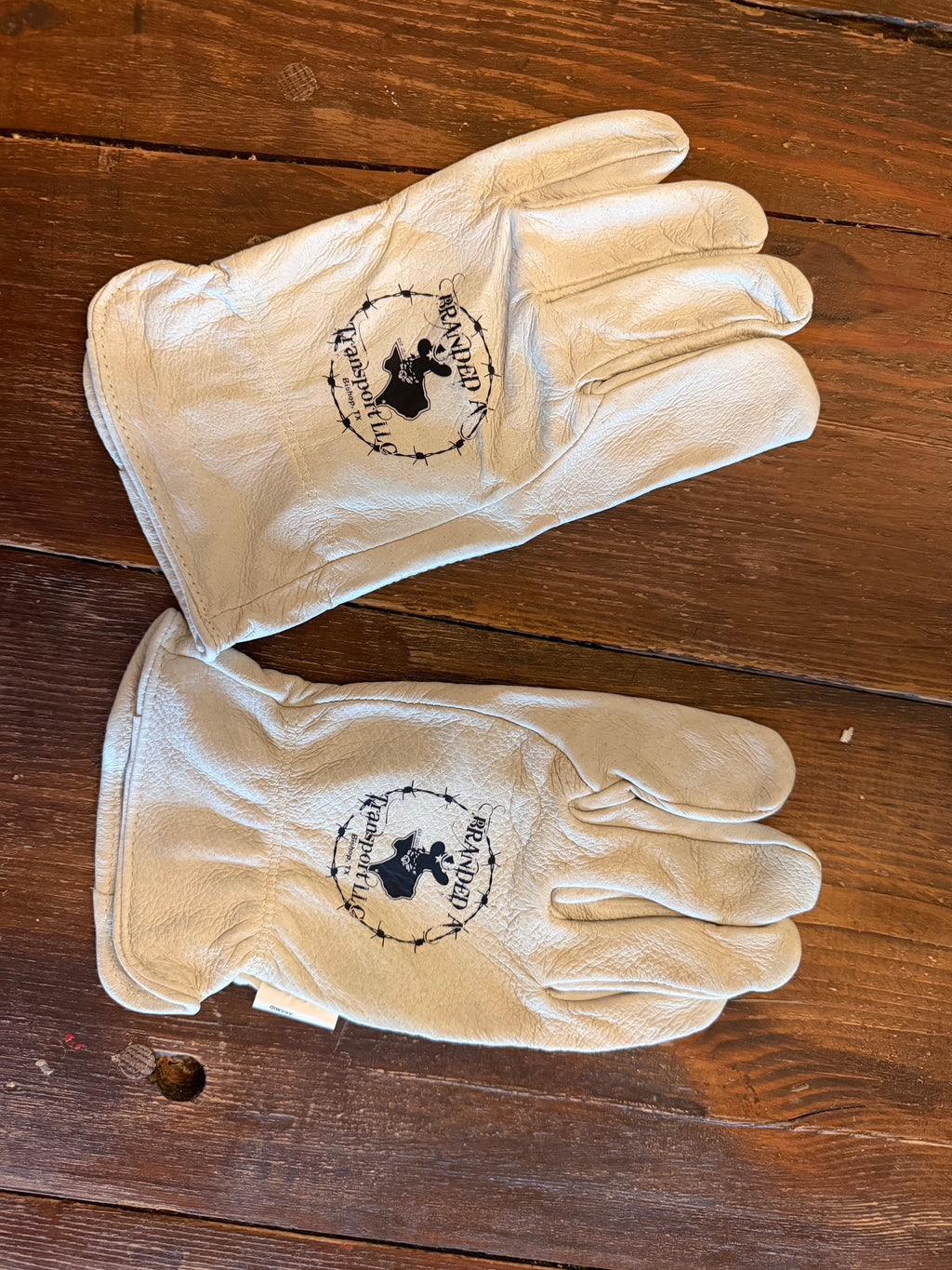Custom Branded Leather Work Gloves, Ranch Gloves