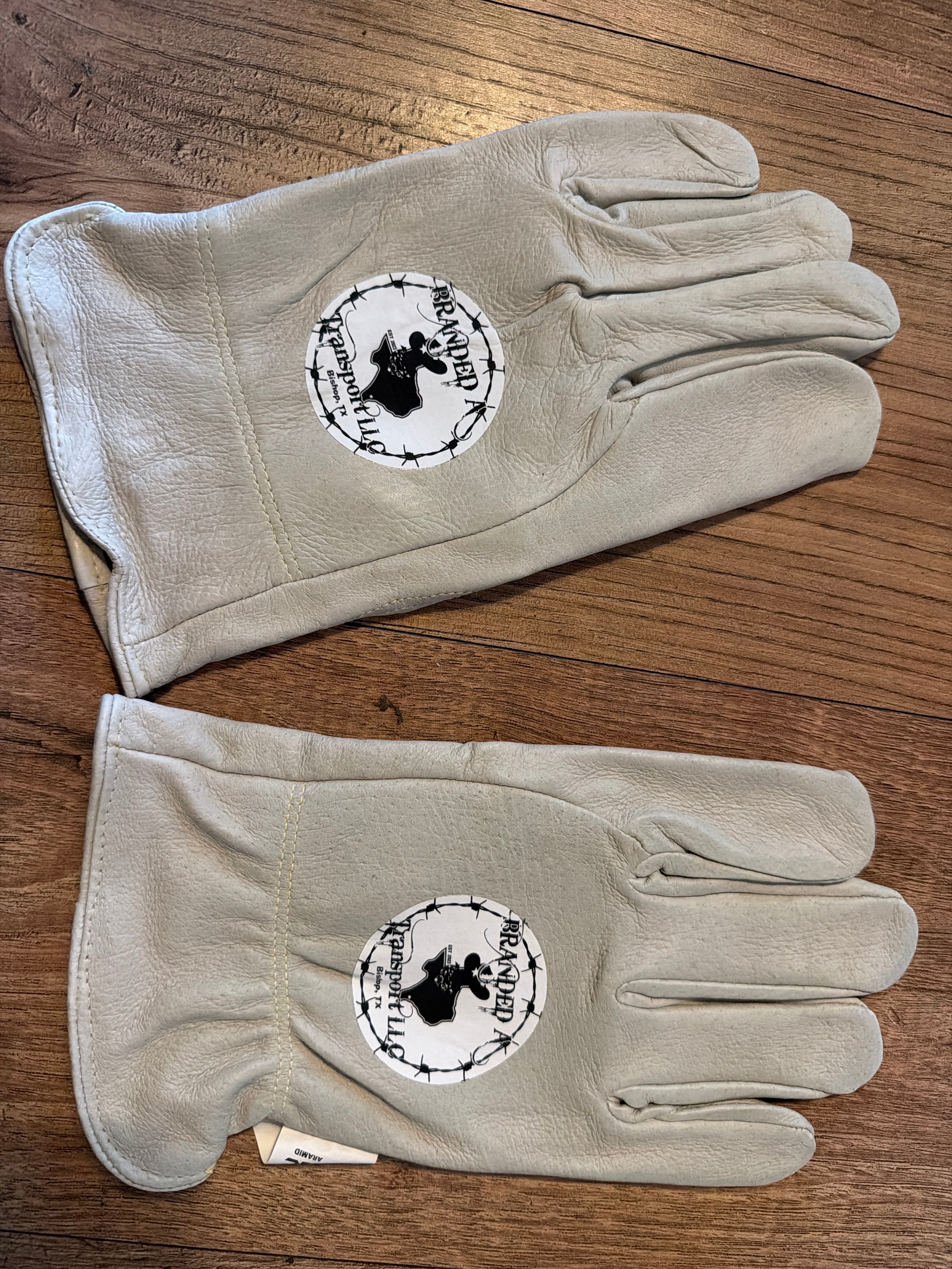 Custom Branded Leather Work Gloves, Ranch Gloves