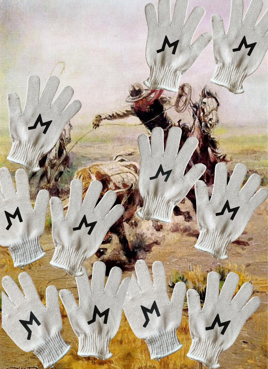 Bulk order customizable ranch gloves, farm, business, construction gloves