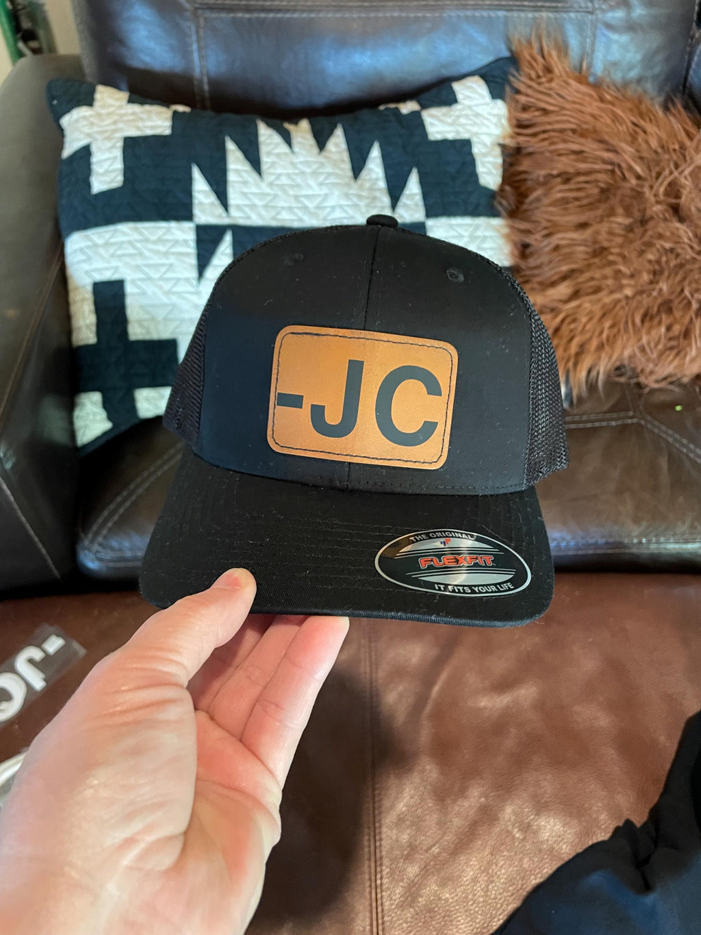 Custom trucker hat, Custom farm name, ranch or livestock brand.