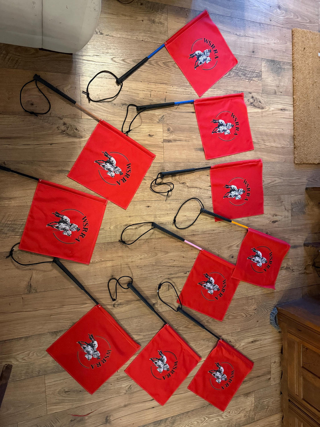 Custom Rodeo Judge Flag: Equine Show Competition (16" x 12")