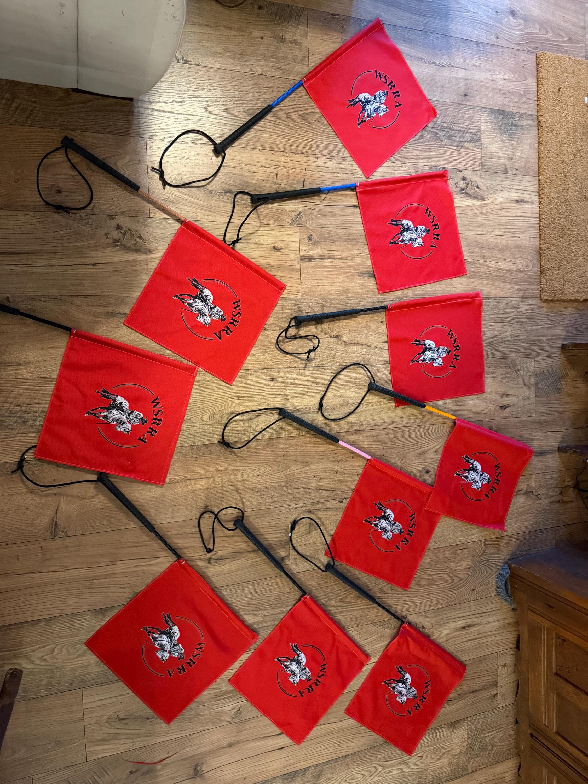 Custom Rodeo Judge Flag: Equine Show Competition (16" x 12")