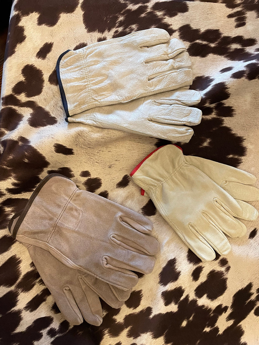 Custom Branded Leather Work Gloves, Ranch Gloves