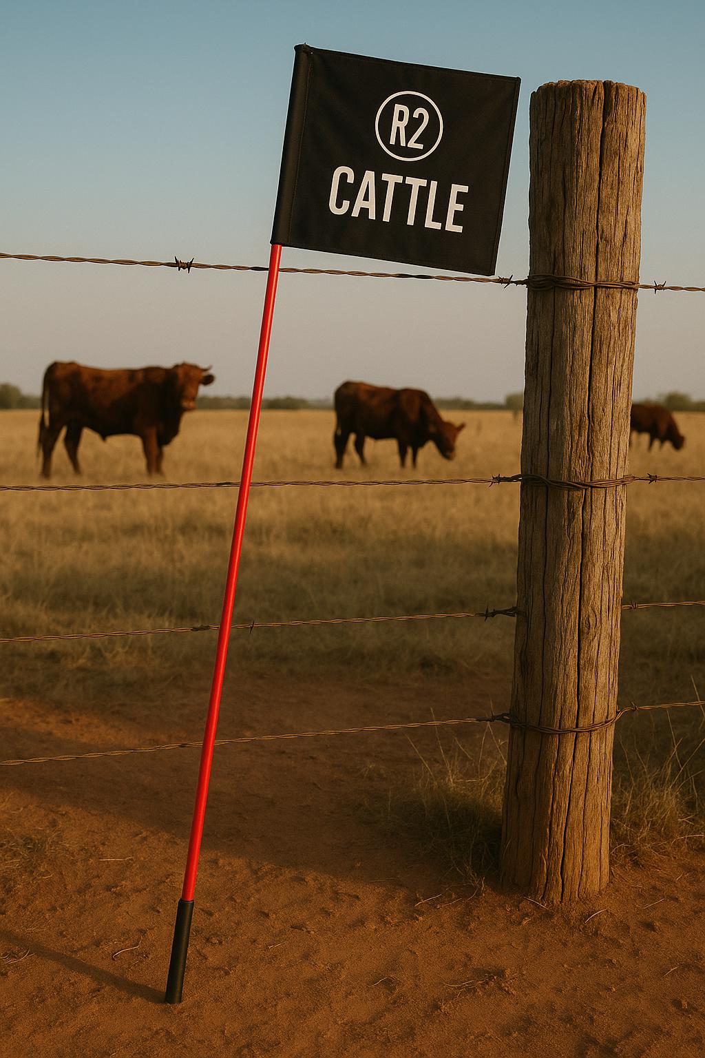 Livestock Whip Flags for Ranching & Livestock Sorting
