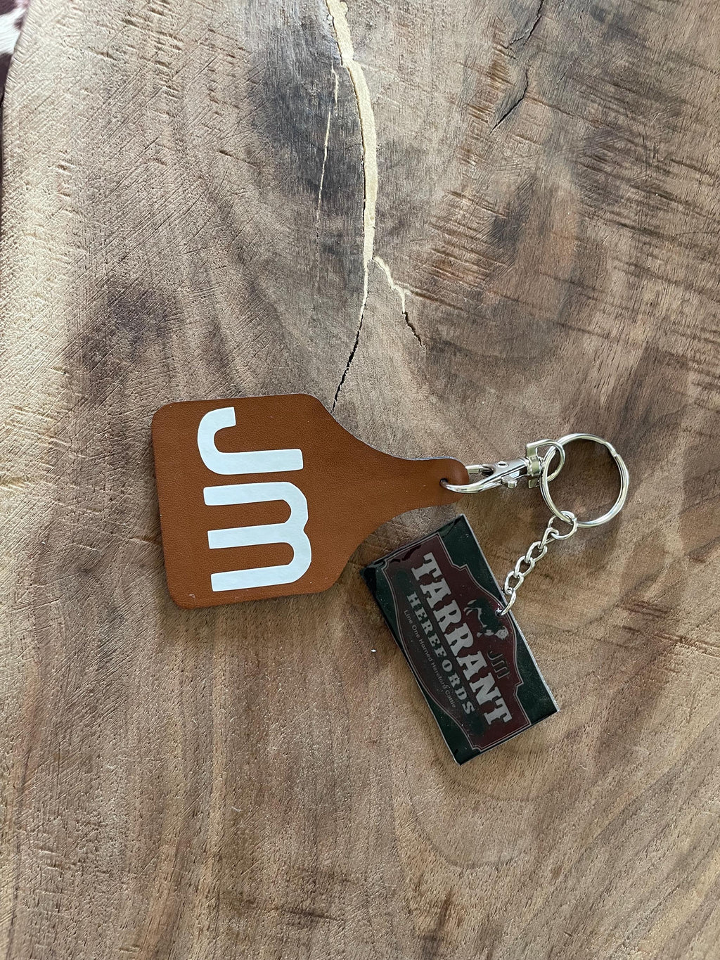 Custom Ranch Keychain/ Livestock Brand Keychain/ Ranch Logo Key Ring/ Farm Logo Gift/ Cattle Brand Keycahin