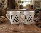 Custom Ranch Logo Coffee Mug | Livestock Brand Mug | Personalized Cattle Ranch Cup | Farm Logo Mug | Western Coffee Cup