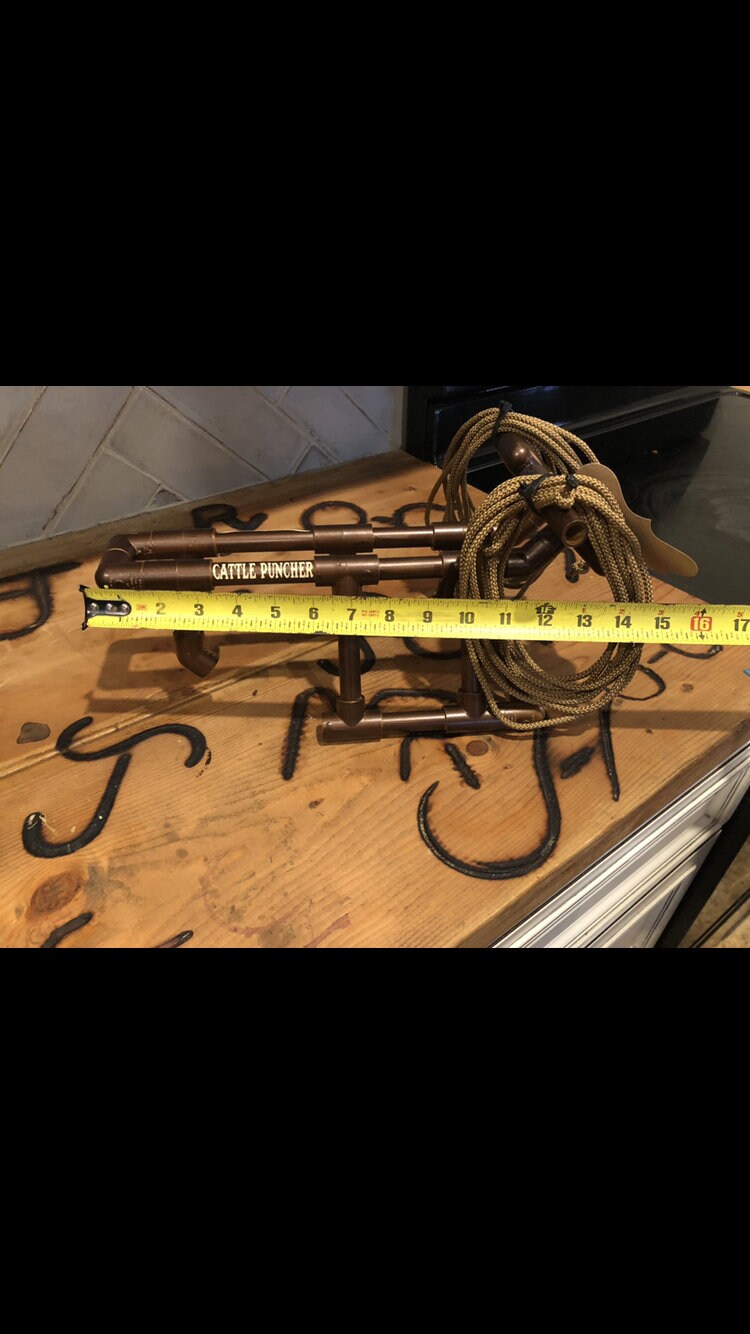Custom Roping Dummy with Mini Rope – Western Ranch Decor & Roping Practice