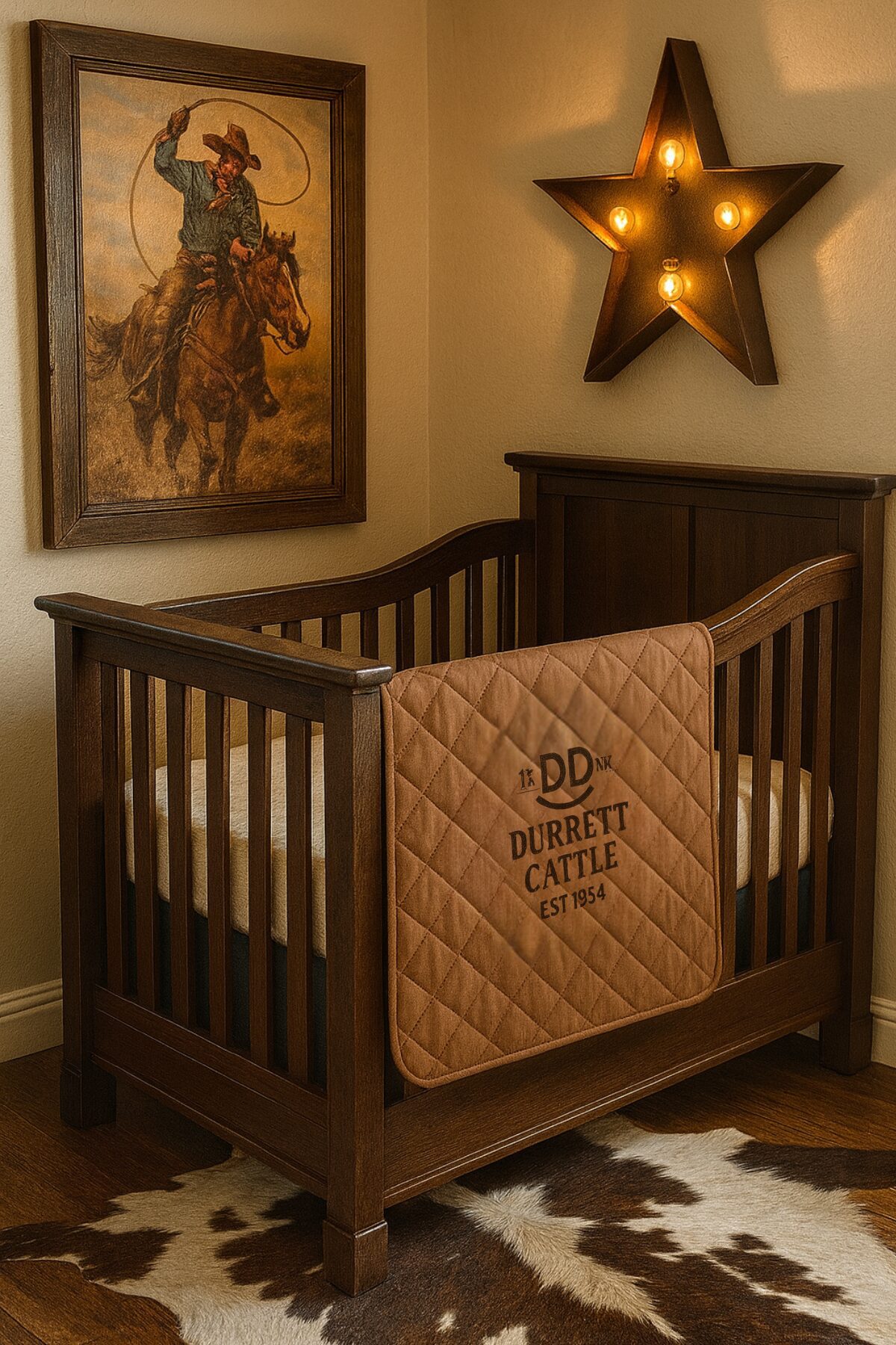 Custom Western Baby Blanket – Personalized Ranch & Livestock Brand Blanket - Image 4